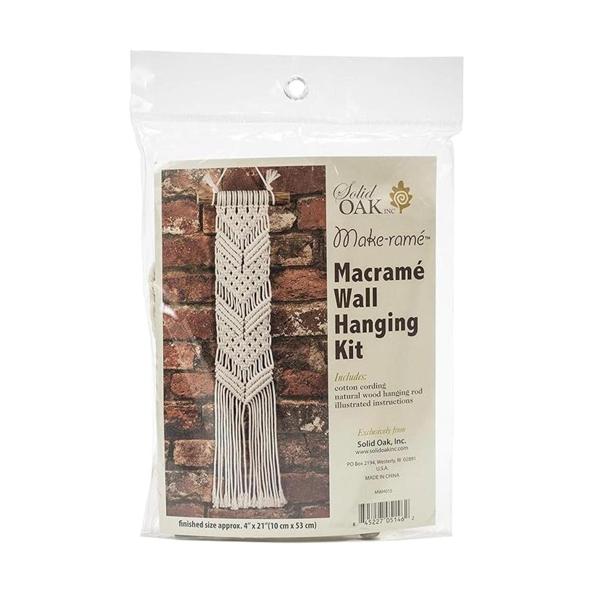 Solid Oak MWH015 Kit de macramé tamaño pequeño diseño