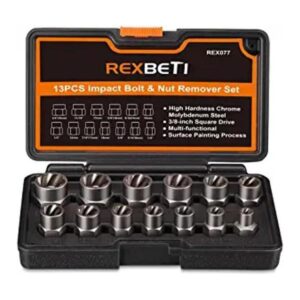 REXBETI Juego de removedor de pernos y tuercas de impacto_1