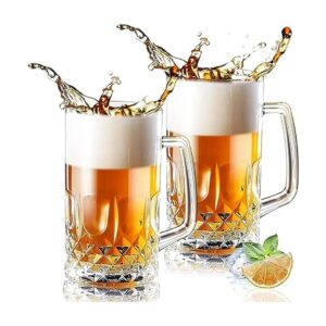 Momugs Tazas de cerveza de 32 onzas Paquete de 2 vasos