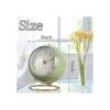 JUSTUP Reloj despertador analógico silencioso clásico_6
