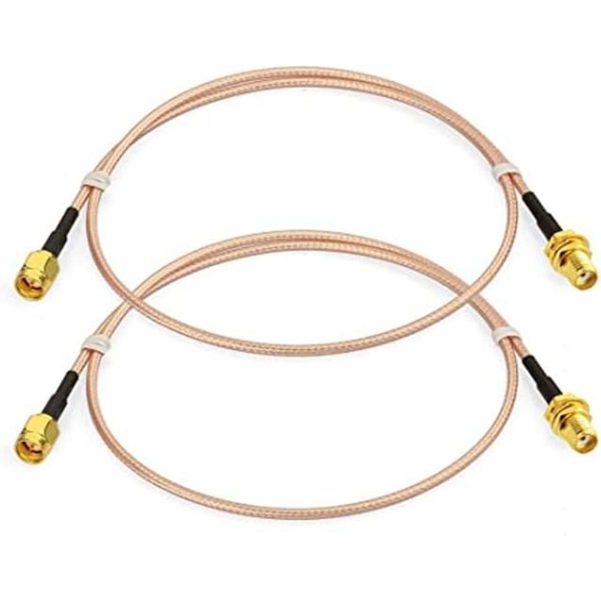 Bingfu SMA Cable de extensión de antena hembra a SMA