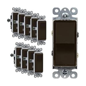 Enerlites Interruptor de pared estilo antiguo de 3 vías