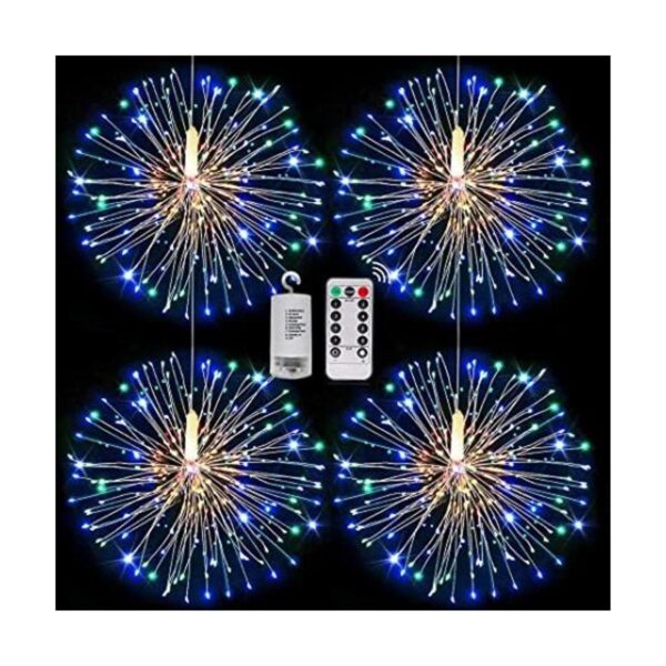 Cadena de luces de hada que simulan fuegos artificiales_1