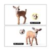 Paquete de 6 figuras de ciervos de animales del bosque_5