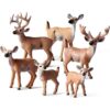 Paquete de 6 figuras de ciervos de animales del bosque_1