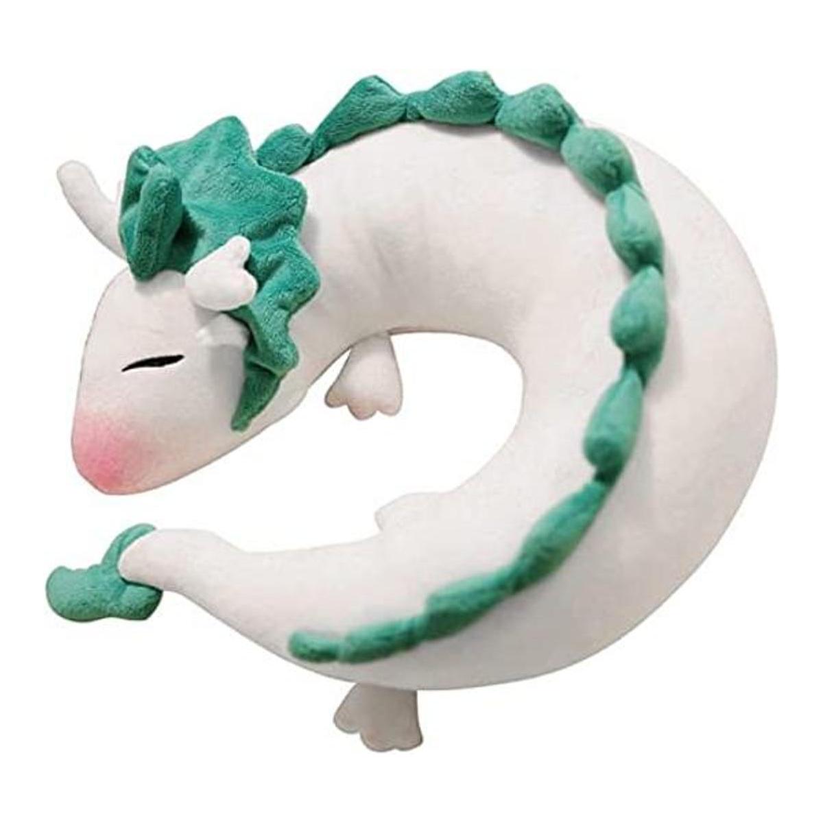 ForBEST Almohada de peluche en forma de U de dragón con