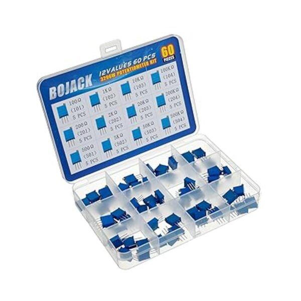 BOJACK 12 valores 60 piezas de resistencia variable 100 a_2