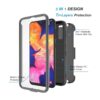 Njjex Carcasa para Samsung Galaxy A20 A30 A50 resistente_2