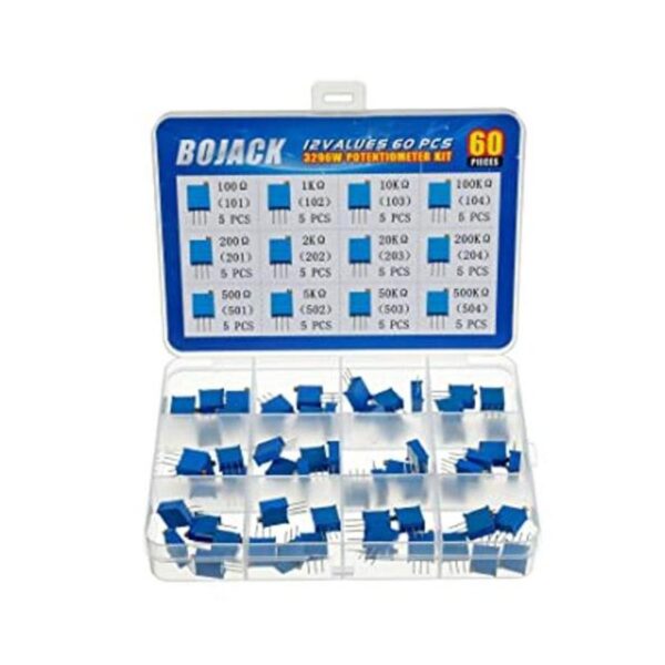 BOJACK 12 valores 60 piezas de resistencia variable 100 a_1