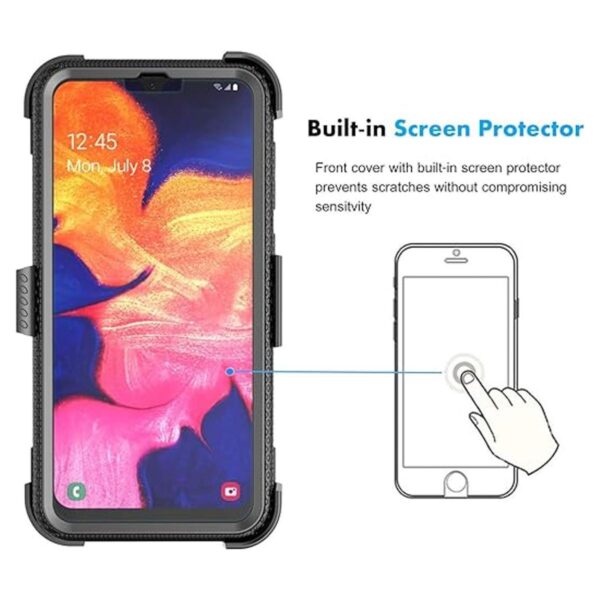 Njjex Carcasa para Samsung Galaxy A20 A30 A50 resistente_4