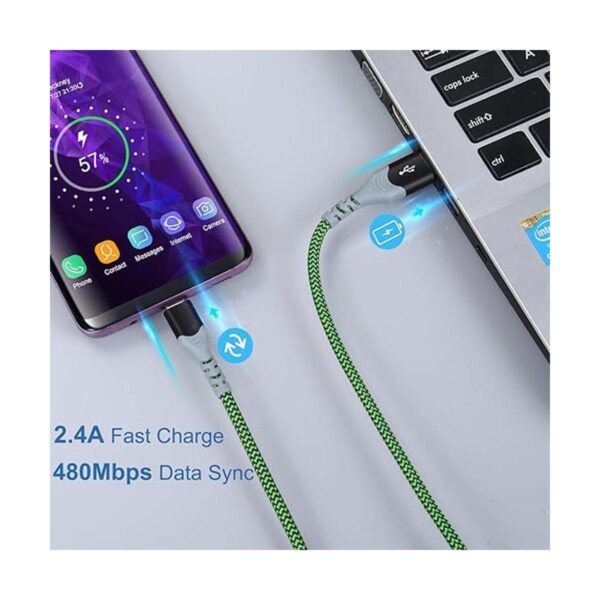 Pofesun Cable USB tipo C de carga rápida de 10 pies_3