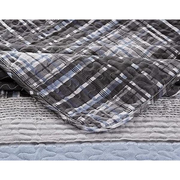 Better Home Style Juego de colcha reversible de 3 piezas_3