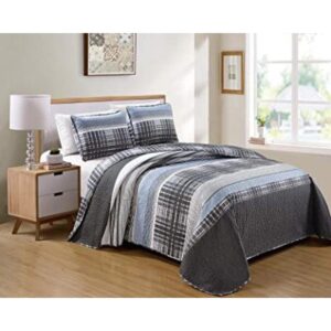 Better Home Style Juego de colcha reversible de 3 piezas_1