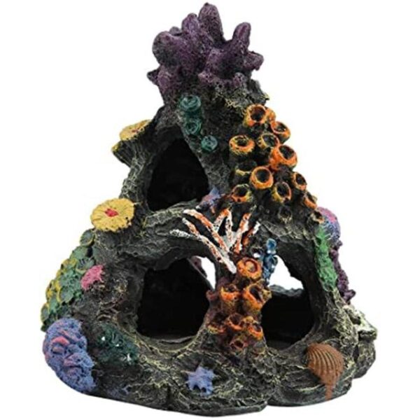 PINVNBY Decoración de acuario de coral para peces de