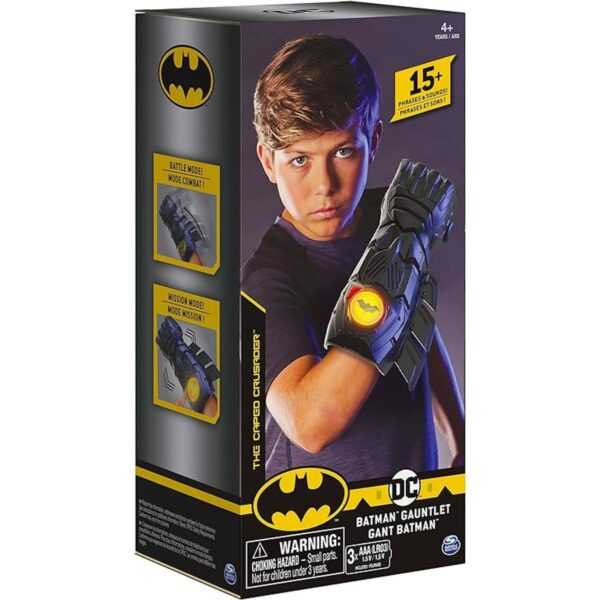 BATMAN Guantelete interactivo con más de 15 frases y