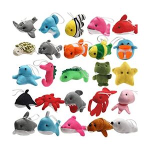 Paquete de 25 mini juguetes de peluche de animales del_1