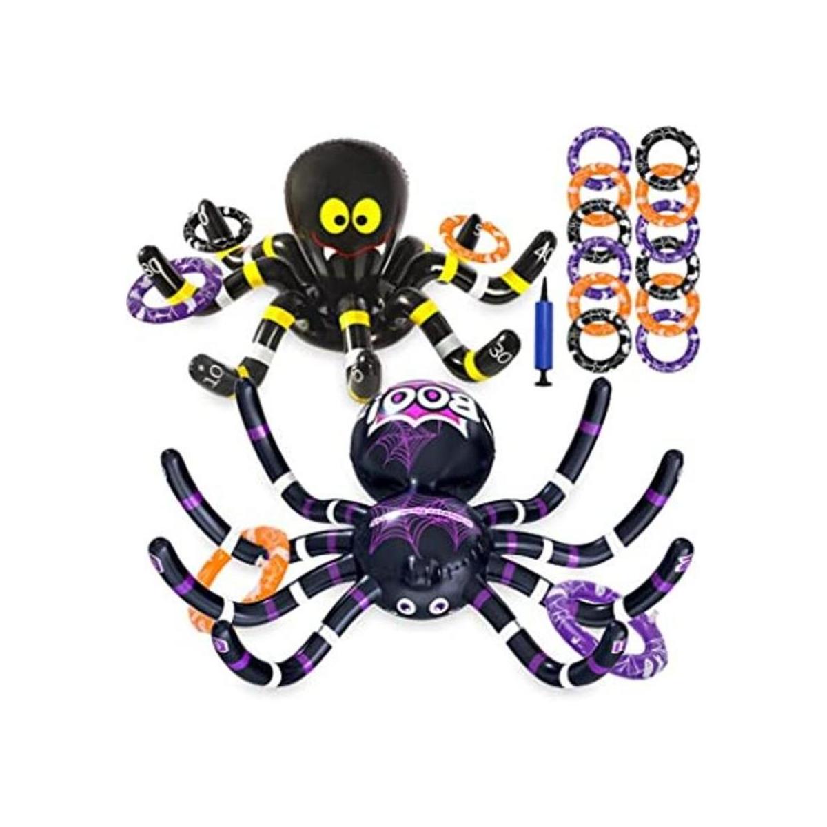 Max Fun Juego de 2 anillos inflables de Halloween para
