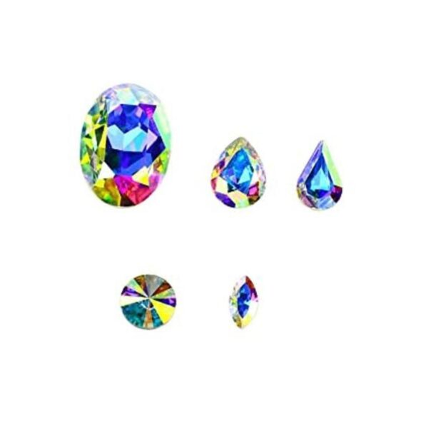 DONGZHOU 100 piezas de cristal AB con forma de mezcla_1