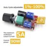 Controlador de velocidad de motor RioRand DC 3 V 6 V 12 V