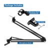 K KASONIC Soporte para micrófono soporte ajustable para_6