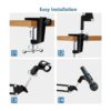 K KASONIC Soporte para micrófono soporte ajustable para_5