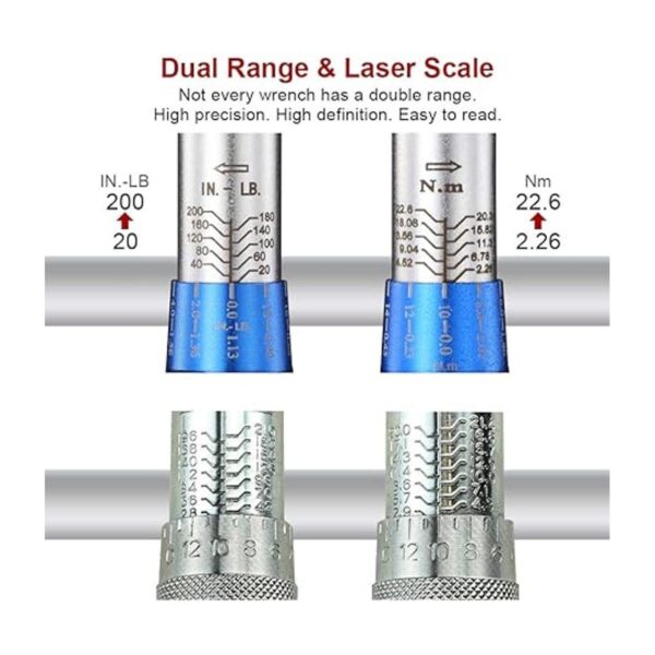 BULLTOOLS Llave dinamométrica de doble dirección de 14