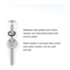 Tornillo de bisagra para asiento de inodoro compatible con