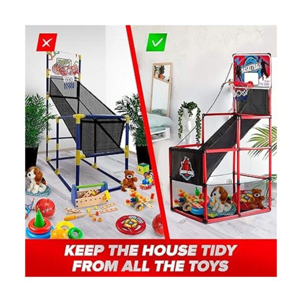 BESTKID BALL Arcade Aro de baloncesto para niños juego_4