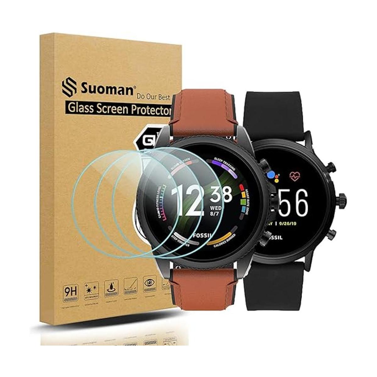 Suoman Paquete de 3 para Fossil Gen 5 Carlyle HR y Fossil