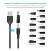 Cable de carga universal de 5 V CC 5.5 de 0.083 in cable
