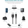 Cable de carga universal de 5 V CC 5.5 de 0.083 in cable