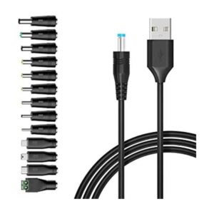Cable de carga universal de 5 V CC 5.5 de 0.083 in cable