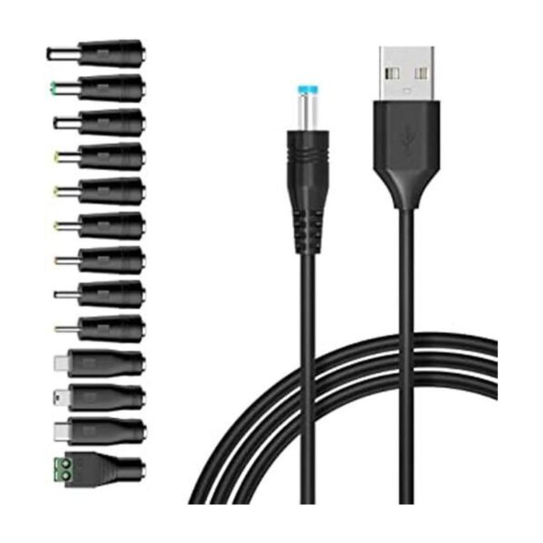 Cable de carga universal de 5 V CC 5.5 de 0.083 in cable