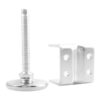 POWERTEC 71151 Niveladores de patas ajustables con soporte