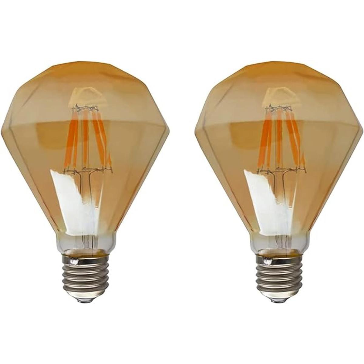 MaoTopCom Bombilla de filamento LED regulable E27E26 de 8