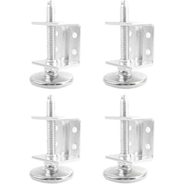 POWERTEC 71151 Niveladores de patas ajustables con soporte