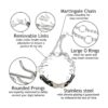 Herm Sprenger Collar de entrenamiento para perros con_4