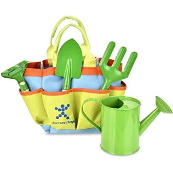 Discovery Toys Juego de herramientas de jardín para niños_1