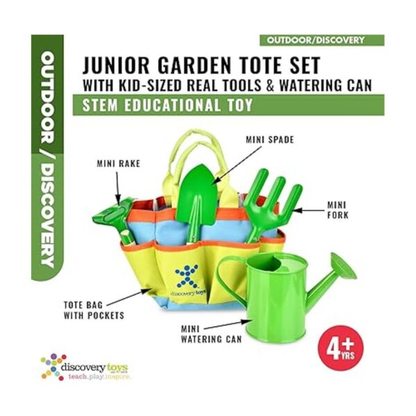 Discovery Toys Juego de herramientas de jardín para niños_2