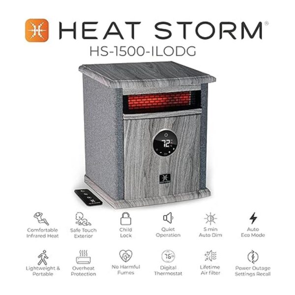 Heat Storm Calentador eléctrico de espacios portátil_5