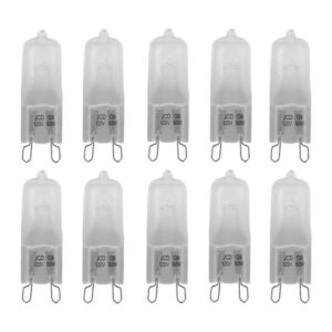 JKLcom G9 Bombillas halógenas esmeriladas 60 W G9 JCD_1
