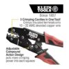 Klein Tools 3005CR Herramienta de prensado de cables_2