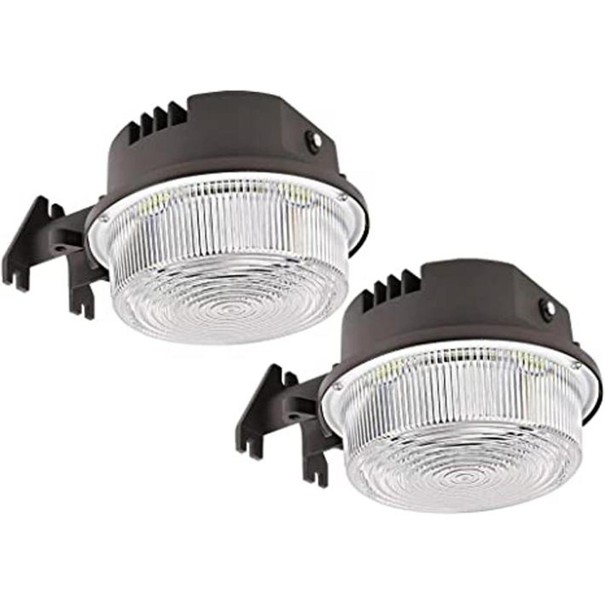 SZGMJIA Paquete de 2 luces LED de granero de 50 W 6500