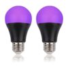 Bombilla LED UV negra 2 unidades 8 W equivalente a 60_1