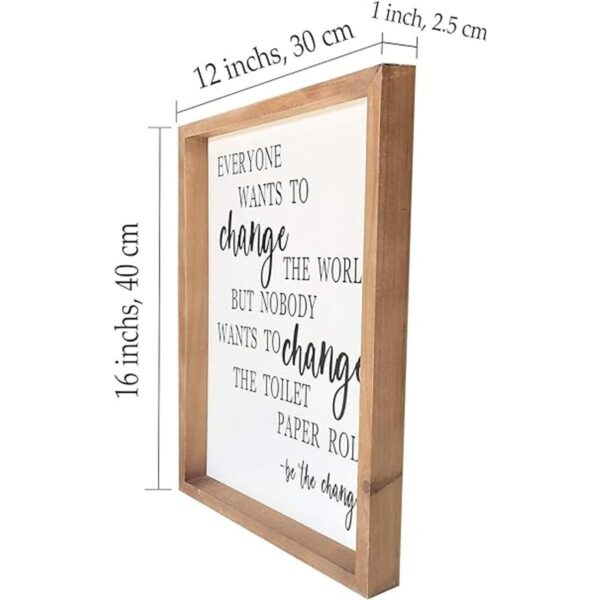 Decoración de pared para baño decoración rústica de_3