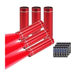 Chase Authentic Mini linterna LED de luz roja 6 unidades