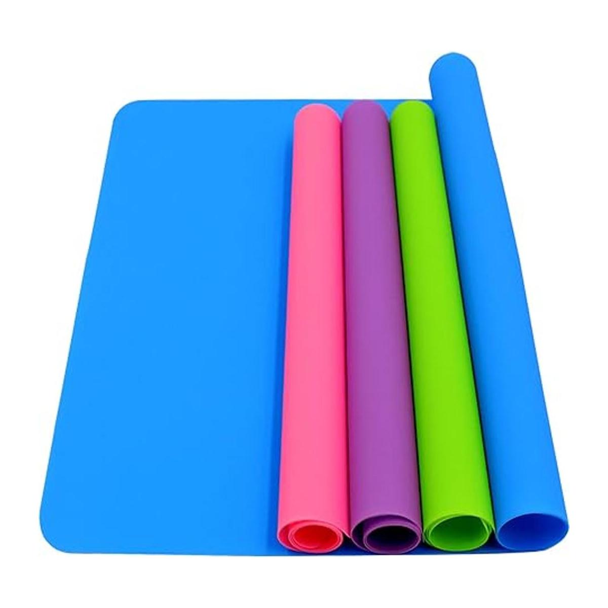 HiGift Paquete de 4 alfombrillas de silicona para