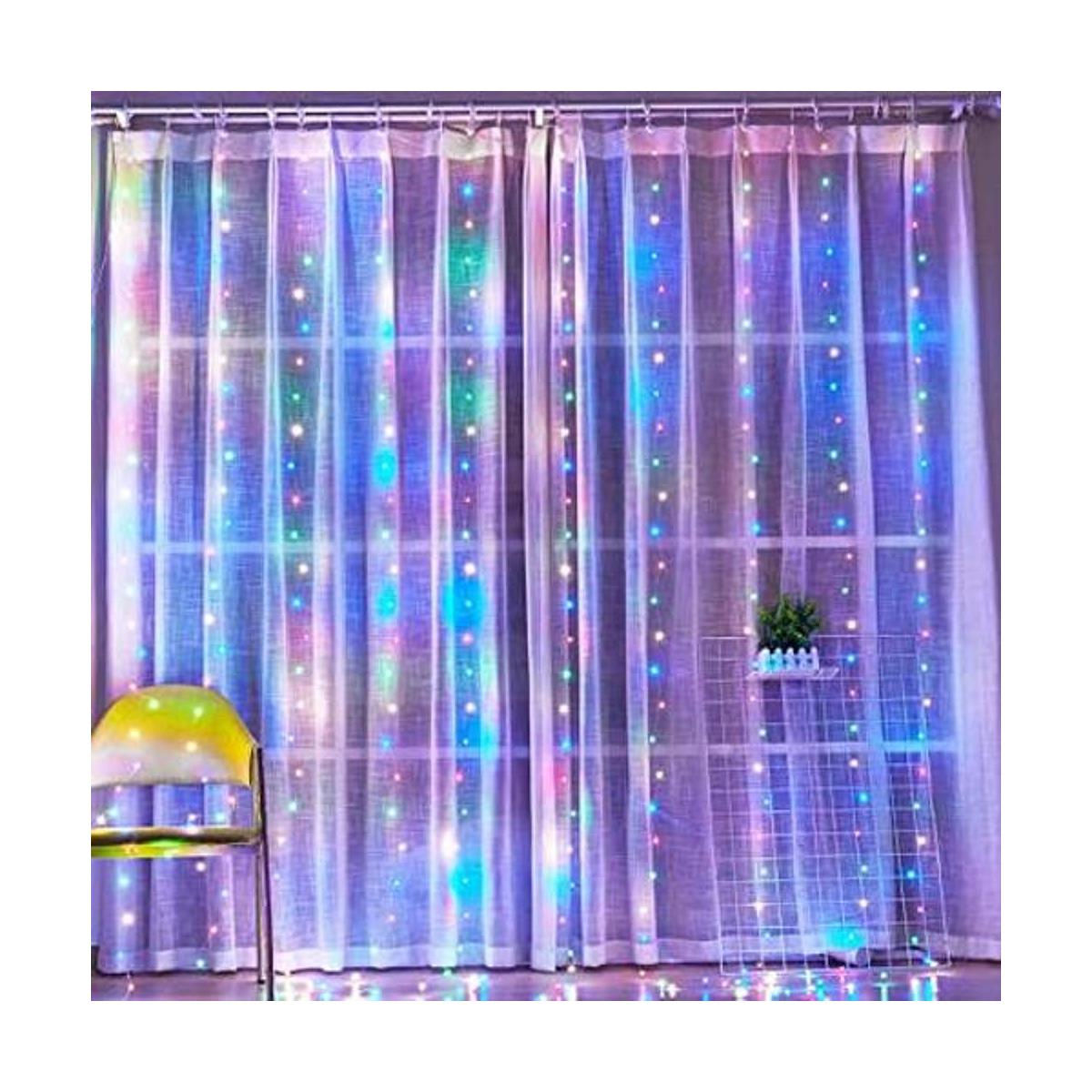 LoveNite Guirnalda de luces para ventana 300 luces LED