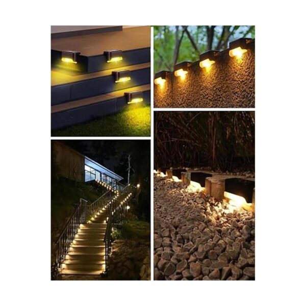 EDDORUNNING Paquete de 8 luces solares solares para_4