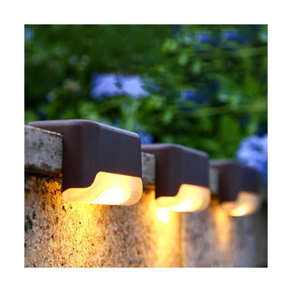 EDDORUNNING Paquete de 8 luces solares solares para_1